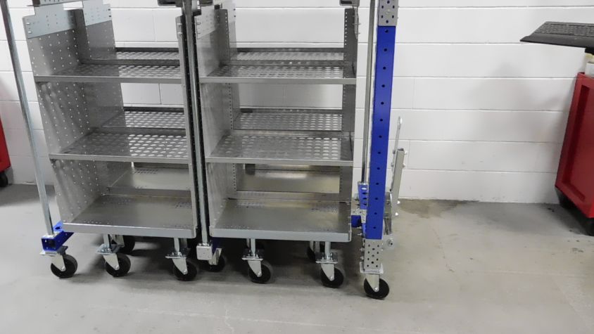 Mother Daughter Cart System 4 in 1 High Dollies with Shelves