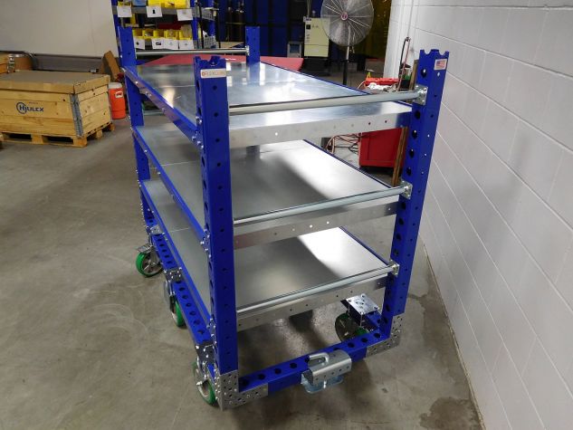 Flat Shelf Cart – 66 x 33 Inches