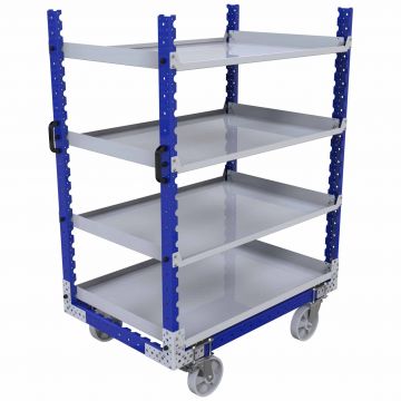 Flat Shelf Push Cart - 840 x 1260 mm